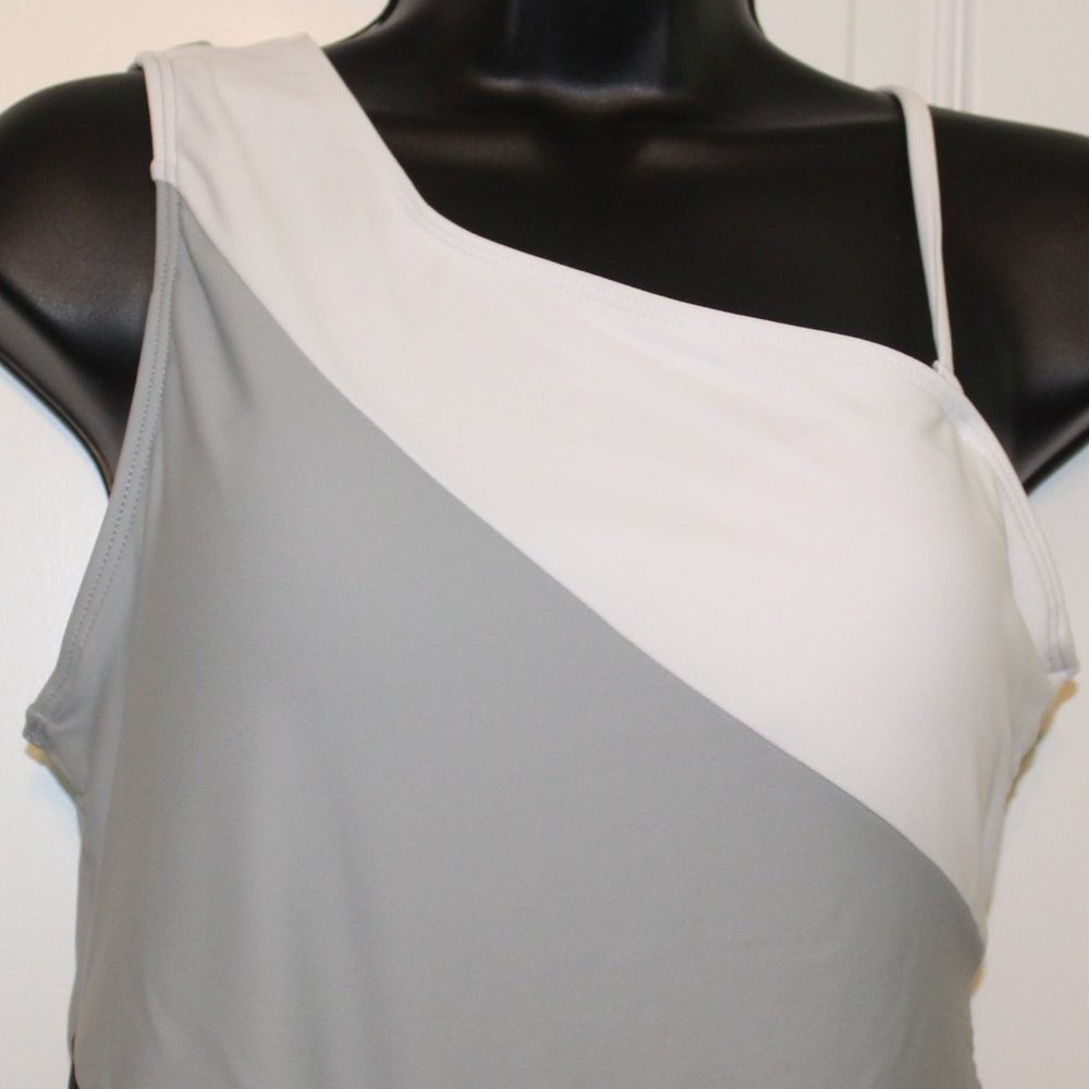 Block Color One piece Swimsuit
